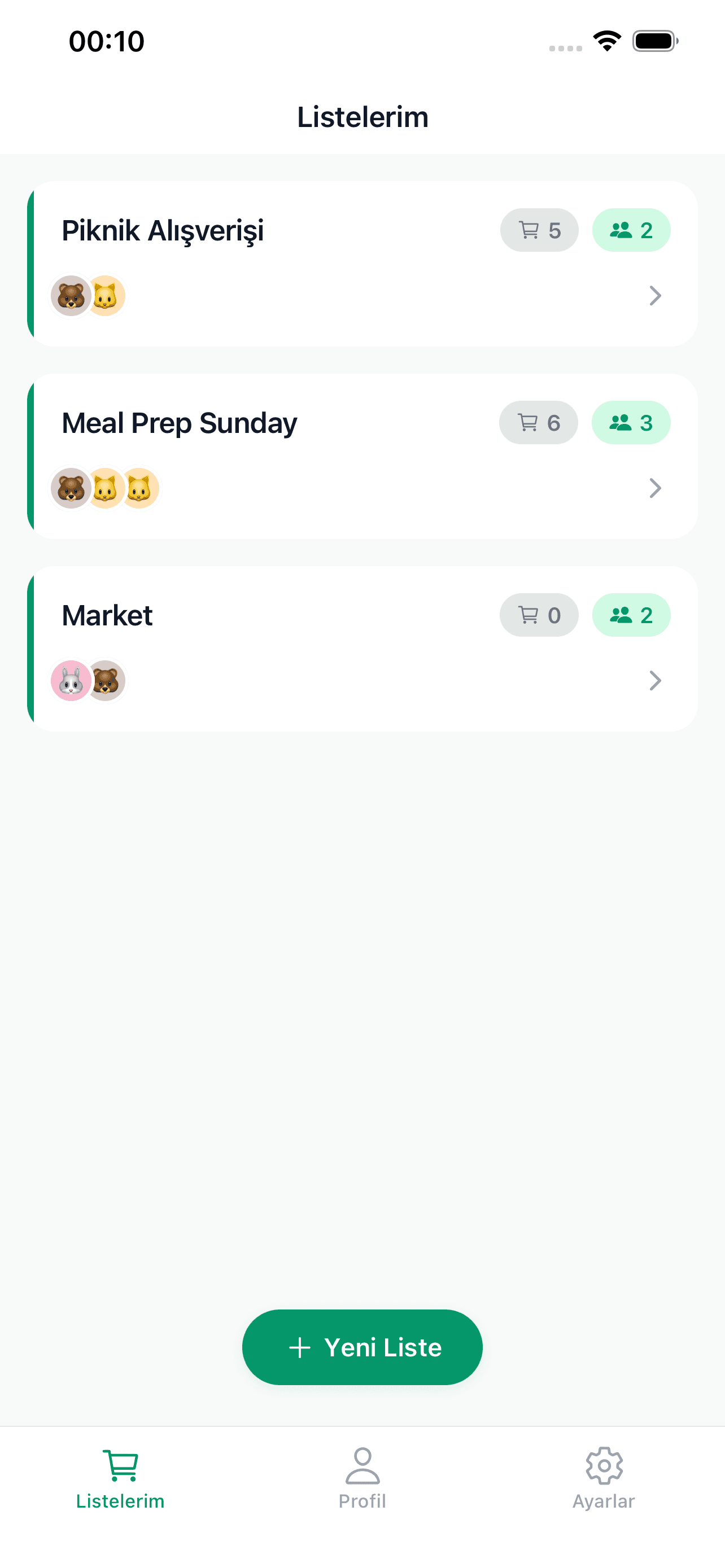 Sepetteyiz iPhone ekran görüntüsü 1